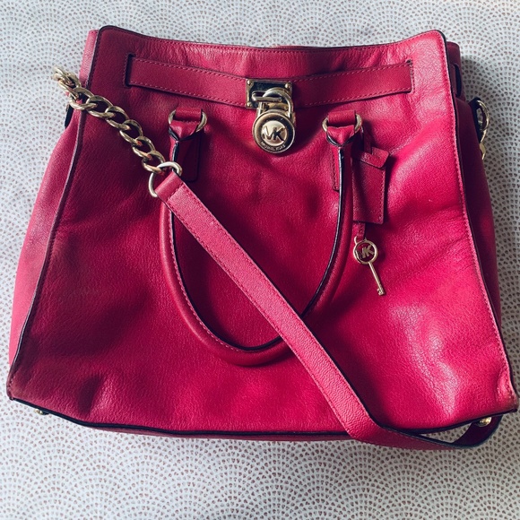 Michael Kors Fuschia Tote Bag - Picture 1 of 3